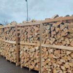 1.8 m3 gedroogd gestapeld hout in krat